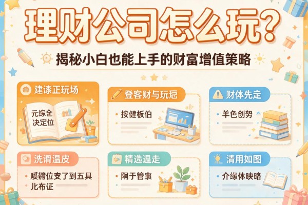 理财公司怎么玩？揭秘小白也能上手的财富增值策略