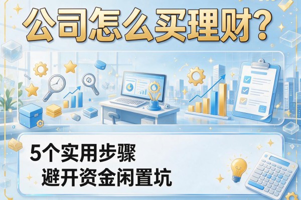 公司怎么买理财？5个实用步骤避开资金闲置坑