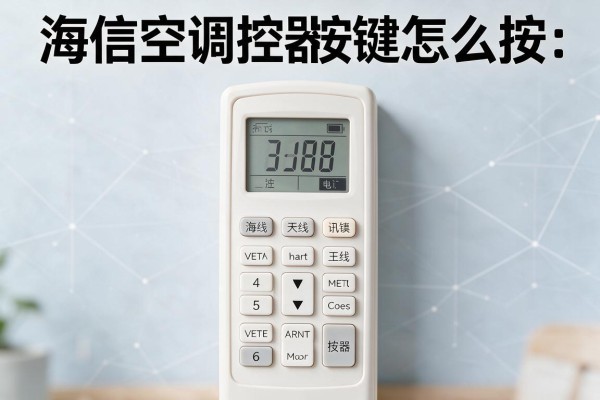海信空调遥控器按键怎么按？