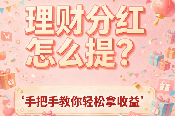 理财分红怎么提？手把手教你轻松拿收益