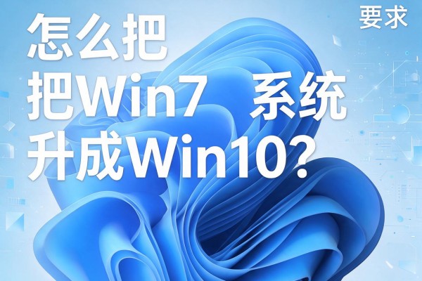 怎么把Win7系统升级成Win10？