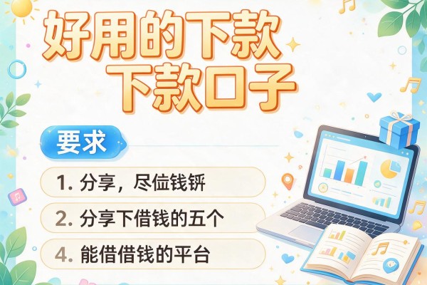 好用的下款口子，分享五个能借钱的平台