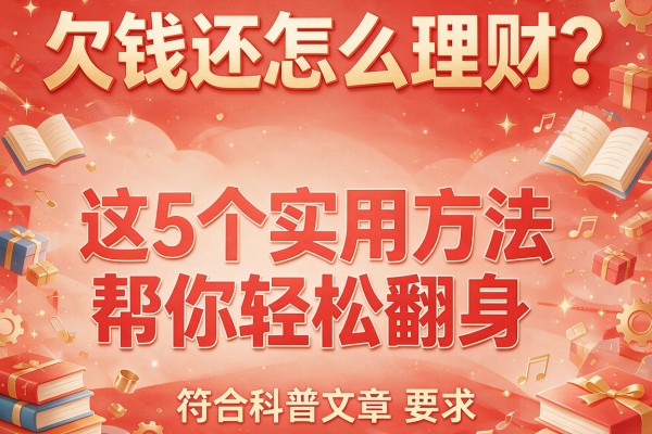 欠钱还怎么理财？这5个实用方法帮你轻松翻身