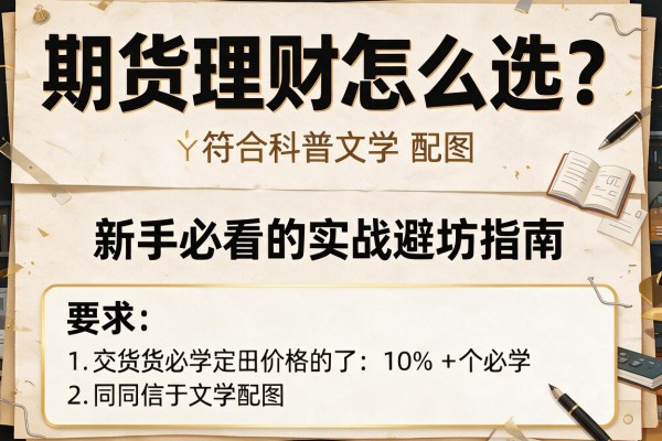 期货理财怎么选？新手必看的实战避坑指南