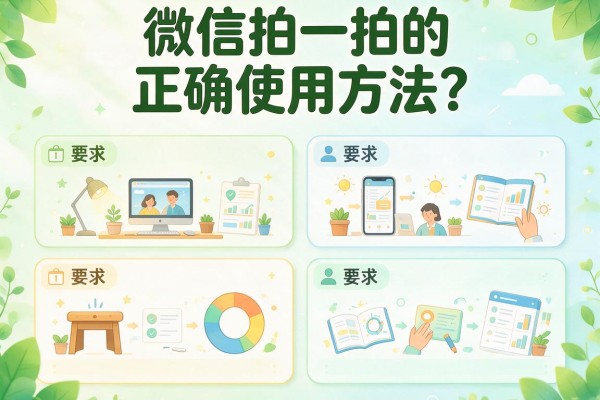 微信拍一拍的正确使用方法？