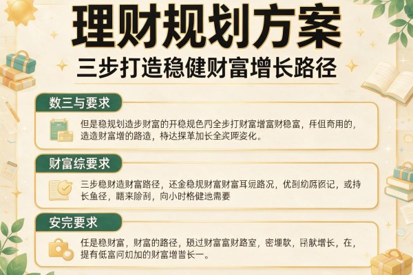 理财规划方案：三步打造稳健财富增长路径