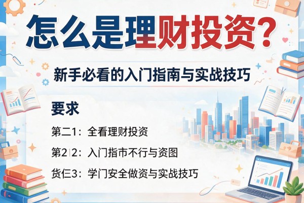 怎么是理财投资？新手必看的入门指南与实战技巧