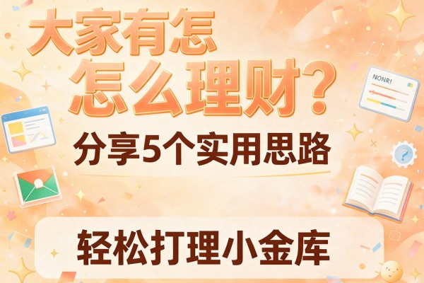 大家有怎么理财？分享5个实用思路，轻松打理小金库