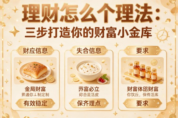 理财怎么个理法：三步打造你的财富小金库