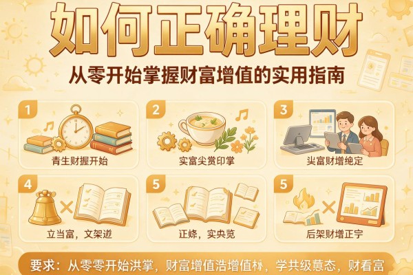 如何正确理财：从零开始掌握财富增值的实用指南