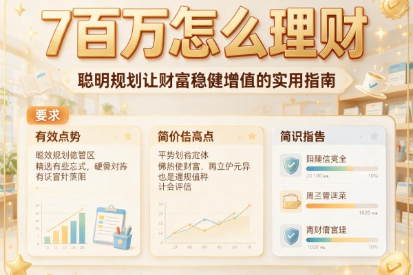 7百万怎么理财：聪明规划让财富稳健增值的实用指南