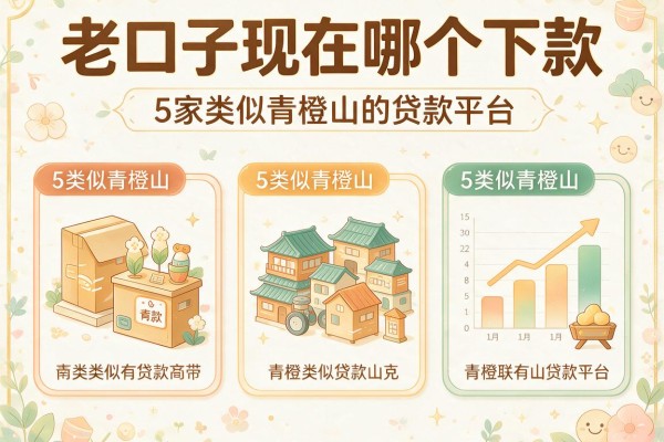老口子现在哪个下款，阐述5家类似青橙山的贷款平台