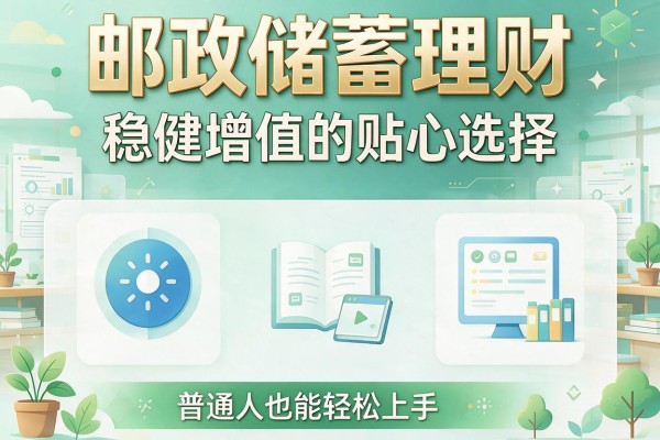 邮政储蓄理财：稳健增值的贴心选择，普通人也能轻松上手