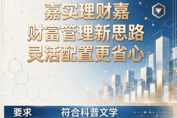 嘉实理财嘉：财富管理新思路，灵活配置更省心