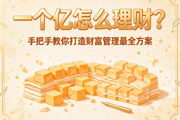 一个亿怎么理财？手把手教你打造财富管理最全方案