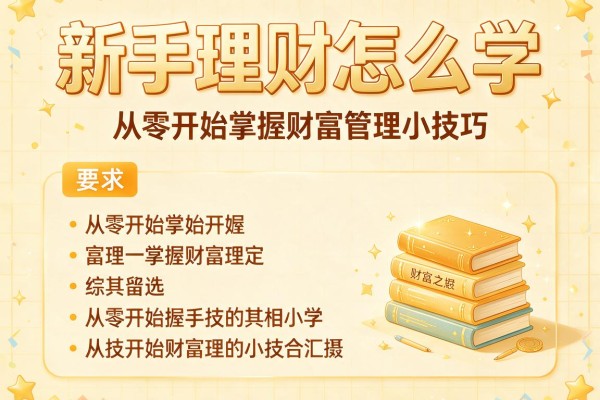 新手理财怎么学：从零开始掌握财富管理小技巧