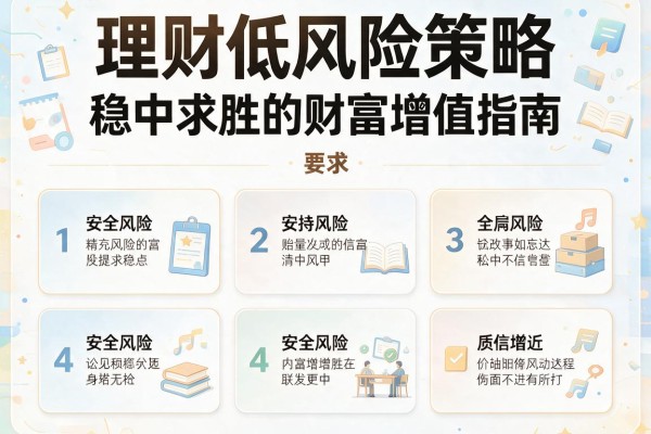 理财低风险策略：稳中求胜的财富增值指南