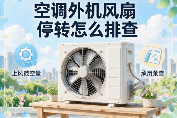 空调外机风扇停转怎么排查？