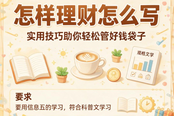 怎样理财怎么写：实用技巧助你轻松管好钱袋子