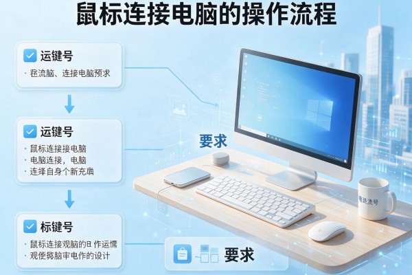 鼠标连接电脑的操作流程？