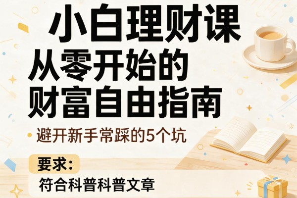 小白理财课：从零开始的财富自由指南 避开新手常踩的5个坑