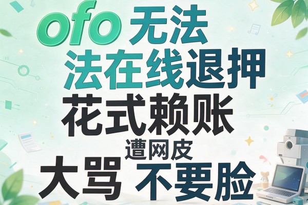 ofo无法在线退押 花式赖账遭网友大骂“不要脸”