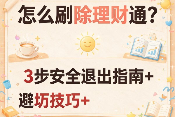 怎么删除理财通？3步安全退出指南+避坑技巧