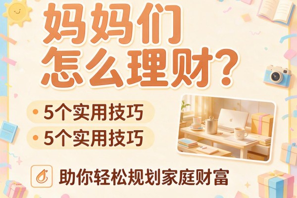 妈妈们怎么理财？5个实用技巧助你轻松规划家庭财富