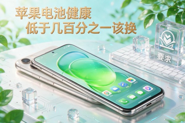 苹果手机电池健康低于几百分之一该换？