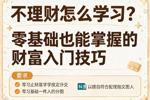 不理财怎么学习？零基础也能掌握的财富入门技巧