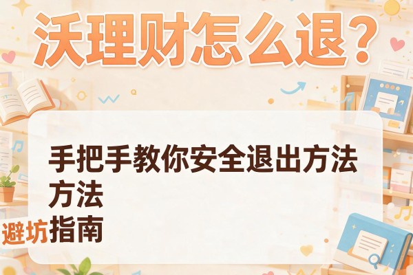 沃理财怎么退？手把手教你安全退出方法与避坑指南