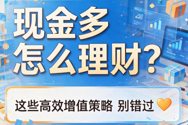 现金多怎么理财?这些高效增值策略别错过