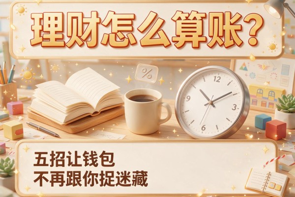 理财怎么算账？五招让钱包不再跟你捉迷藏