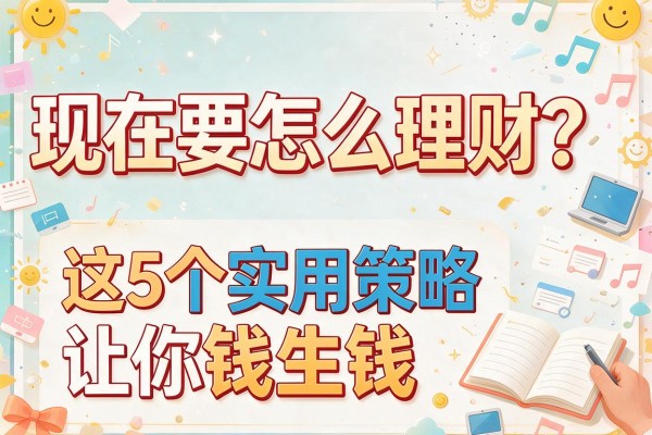 现在要怎么理财？这5个实用策略让你钱生钱