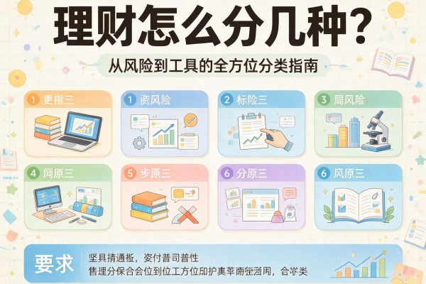理财怎么分几种？从风险到工具的全方位分类指南