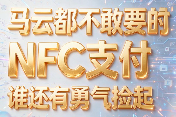 马云都不敢要的NFC支付，谁还有勇气捡起？