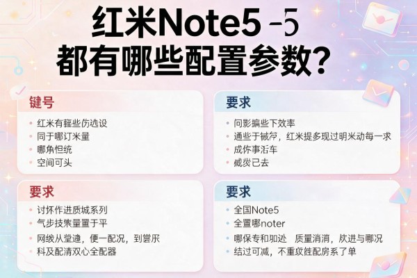 红米Note5都有哪些配置参数？