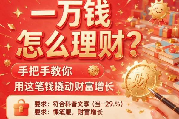 一万钱怎么理财？手把手教你用这笔钱撬动财富增长