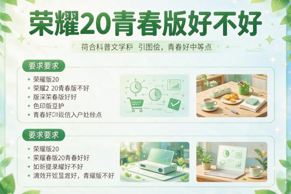 荣耀20青春版好不好