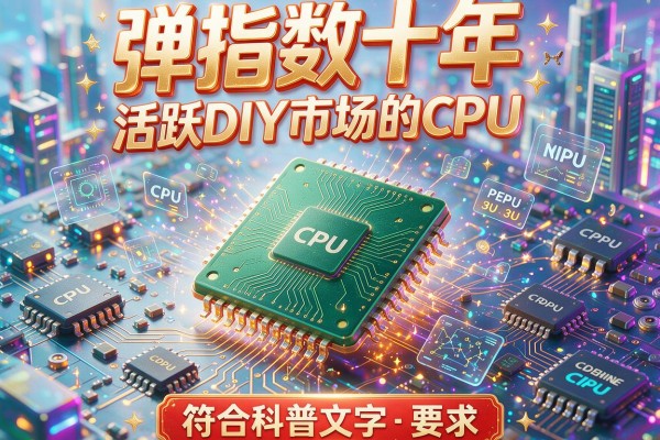 弹指数十年 活跃DIY市场的CPU