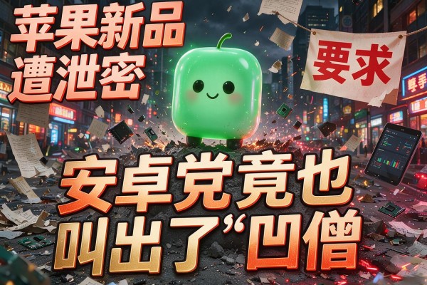 苹果新品遭泄密 安卓党竟也叫出了“凹僧”