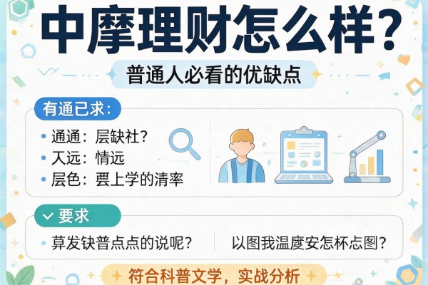 中摩理财怎么样？普通人必看的优缺点与实战分析