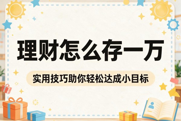 理财怎么存一万：实用技巧助你轻松达成小目标