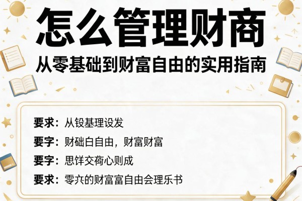 怎么管理财商：从零基础到财富自由的实用指南