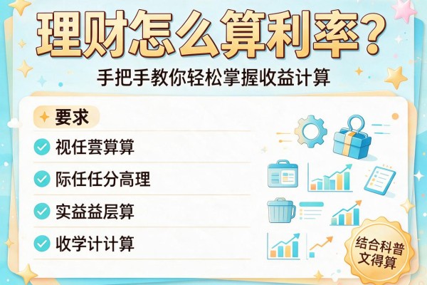 理财怎么算利率？手把手教你轻松掌握收益计算