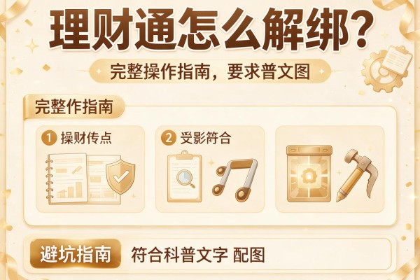 理财通怎么解绑？完整操作指南及避坑指南