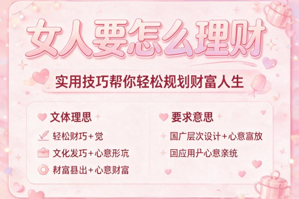 女人要怎么理财：实用技巧帮你轻松规划财富人生