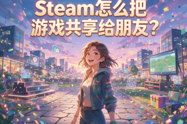 Steam怎么把游戏共享给朋友？