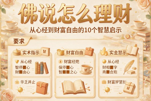 佛说怎么理财：从心经到财富自由的10个智慧启示