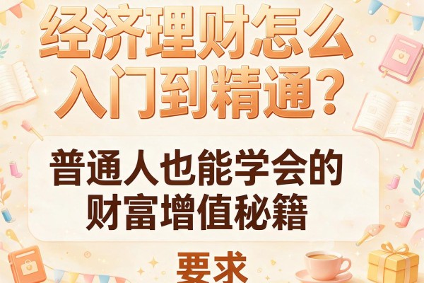经济理财怎么入门到精通？普通人也能学会的财富增值秘籍